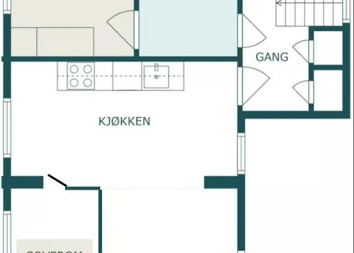 The Blue House 1833-2, Gratis Parkering, Sentralt *