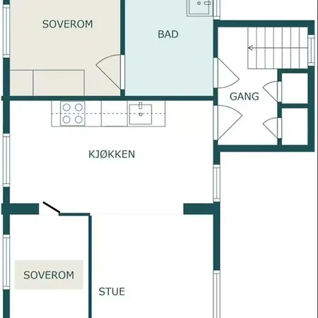 The Blue House 1833-2, Gratis Parkering, Sentralt *